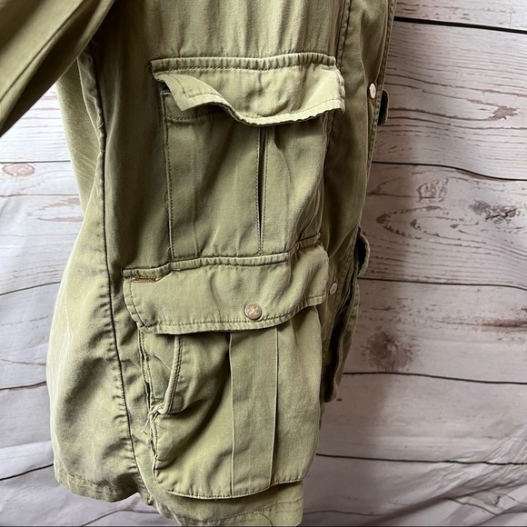 Pull & Bear Trademark Utility Zippered Jacket - Picture 6 of 11